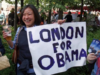 Obama in England