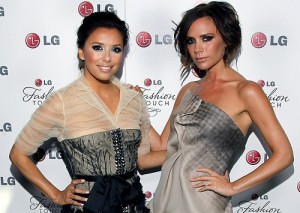 Eva Longoria mit Victoria Beckham